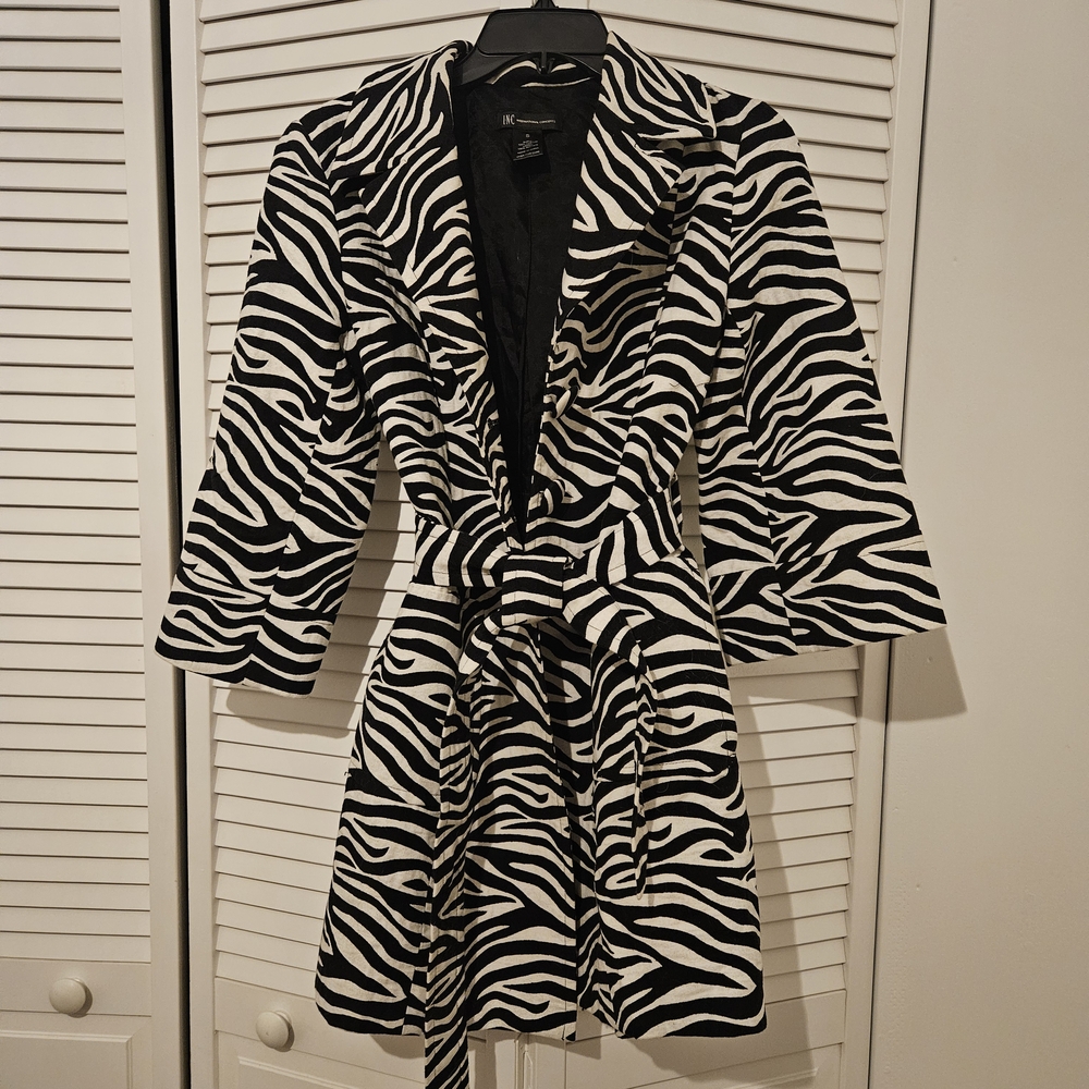 INC International Concepts Zebra Print Jacket